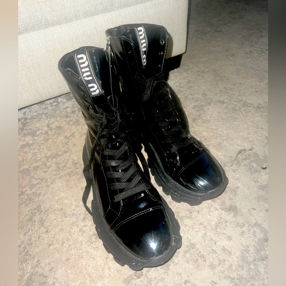 Miu Miu Combat Boot - image 1